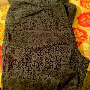 Pants size 12 with soft 3 D pattern